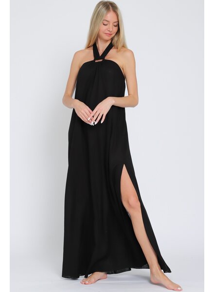 Luna Linen Blend Maxi Dress