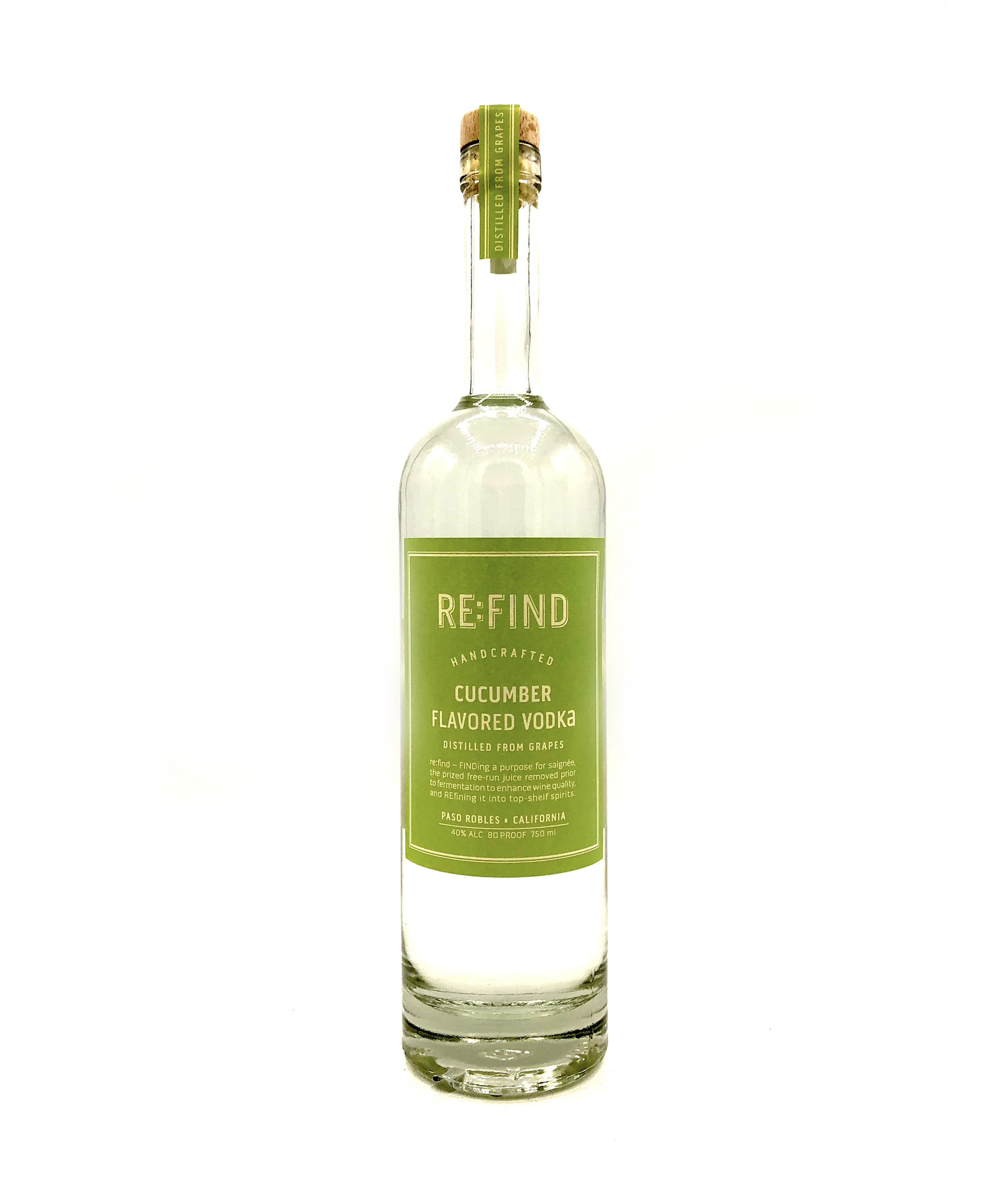 Cucumber Vodka 750ml Re:Find Distillery - Kings County Wines