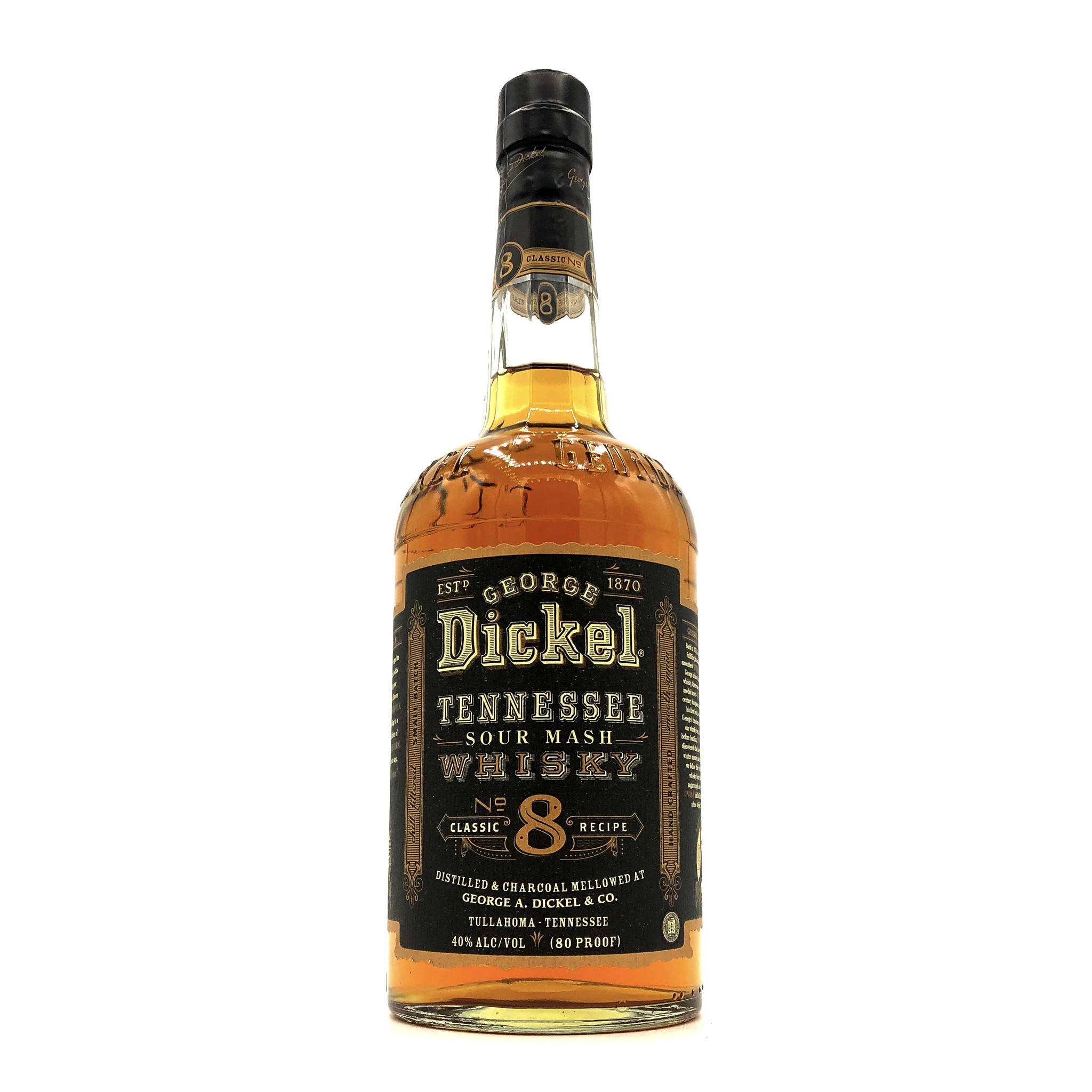 No. 8 Sour Mash Tennessee Whiskey 750ml George Dickel ...