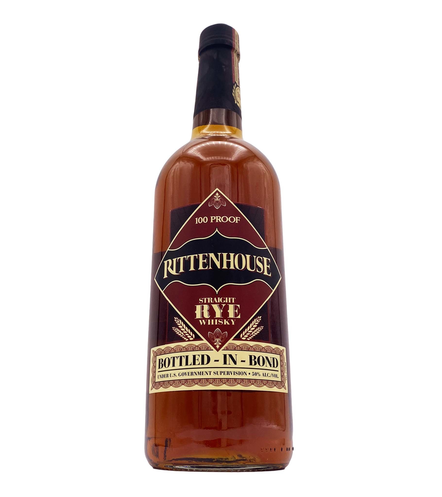 Rittenhouse Straight Rye, Bottle in Bond, 1L Kings County Wines
