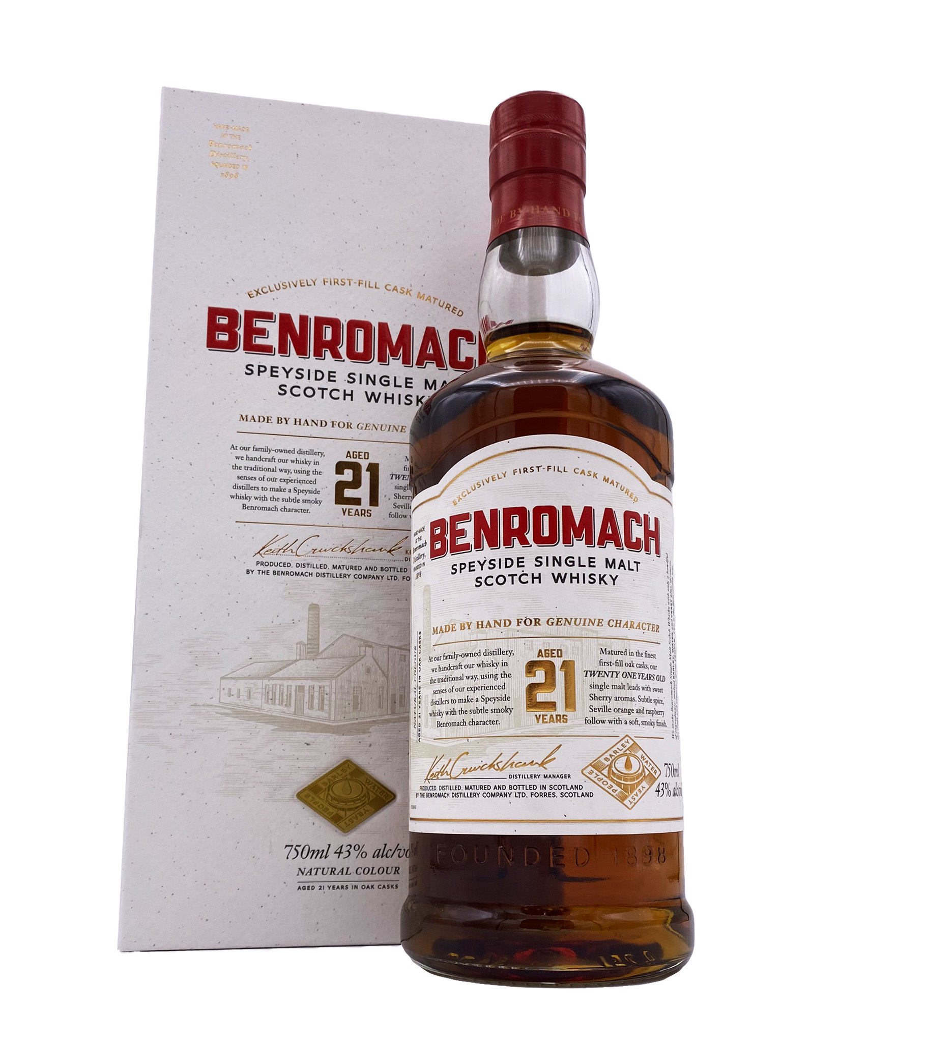 Benromach 21-year-old Speyside Single Malt Scotch