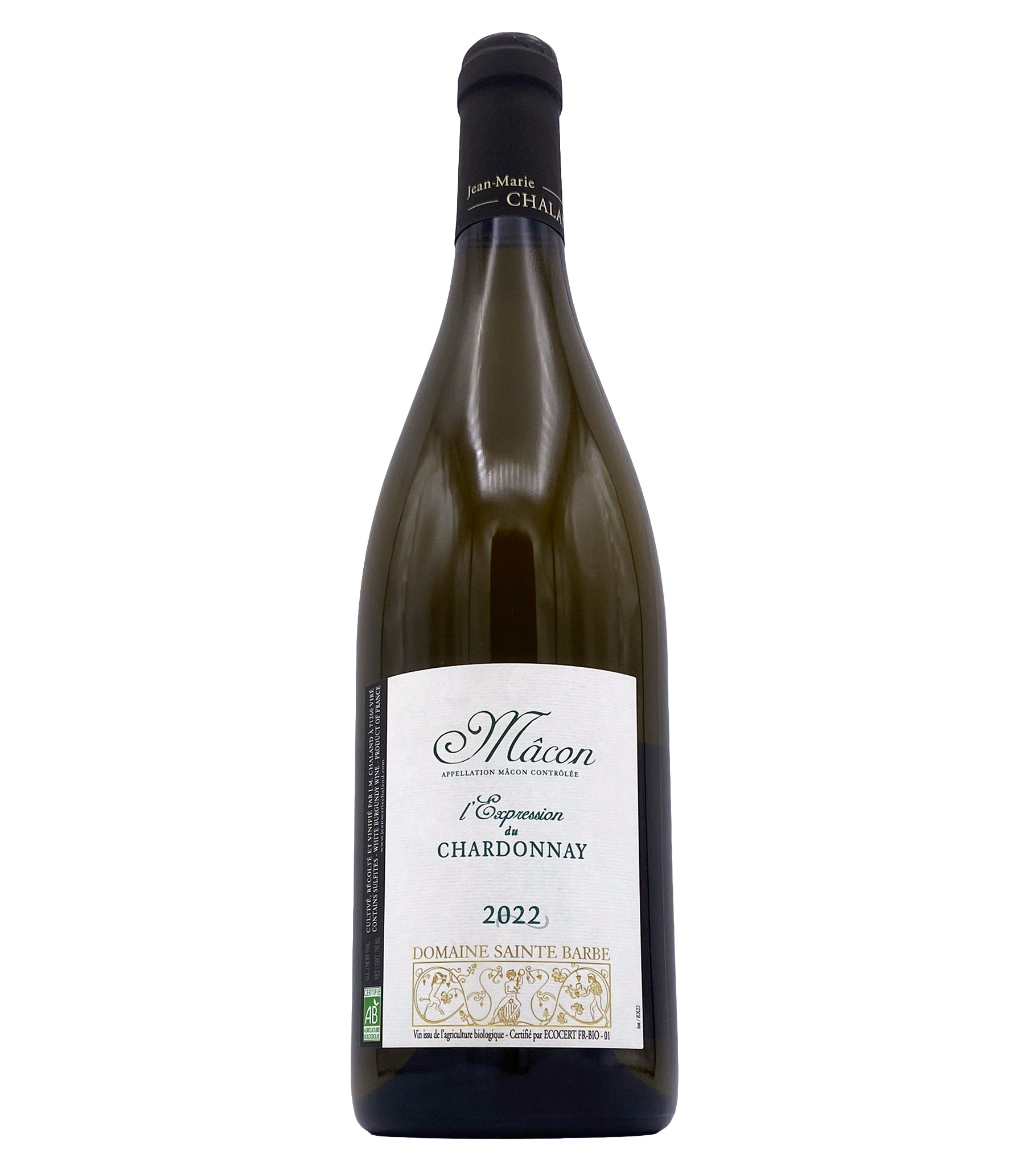 Mâcon Expression de Chardonnay 2022 Sainte Barbe*