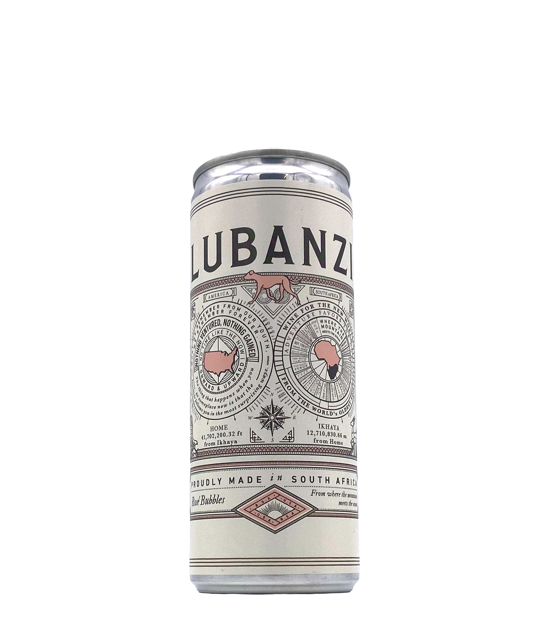 Sparkling Rose 250ml (can) Lubanzi