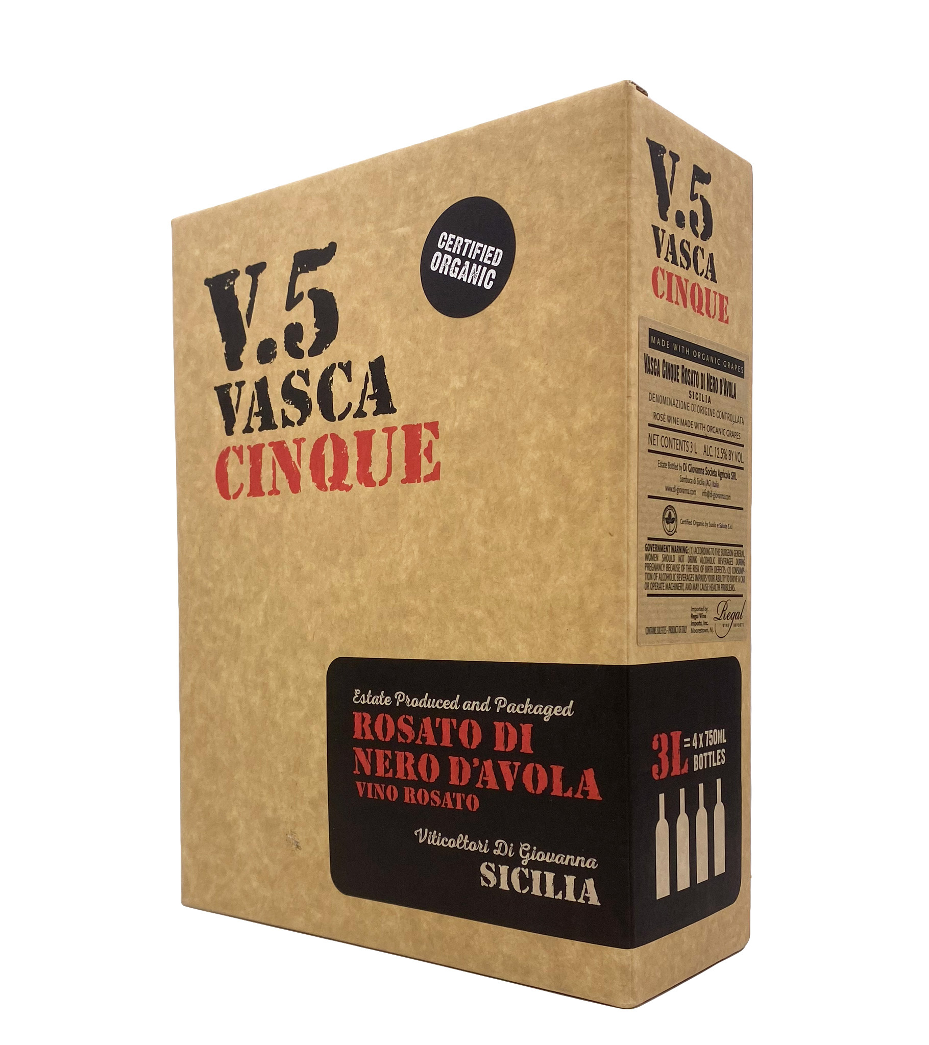 Rosato Vasca Cinque 3L 2023 Di Giovanna