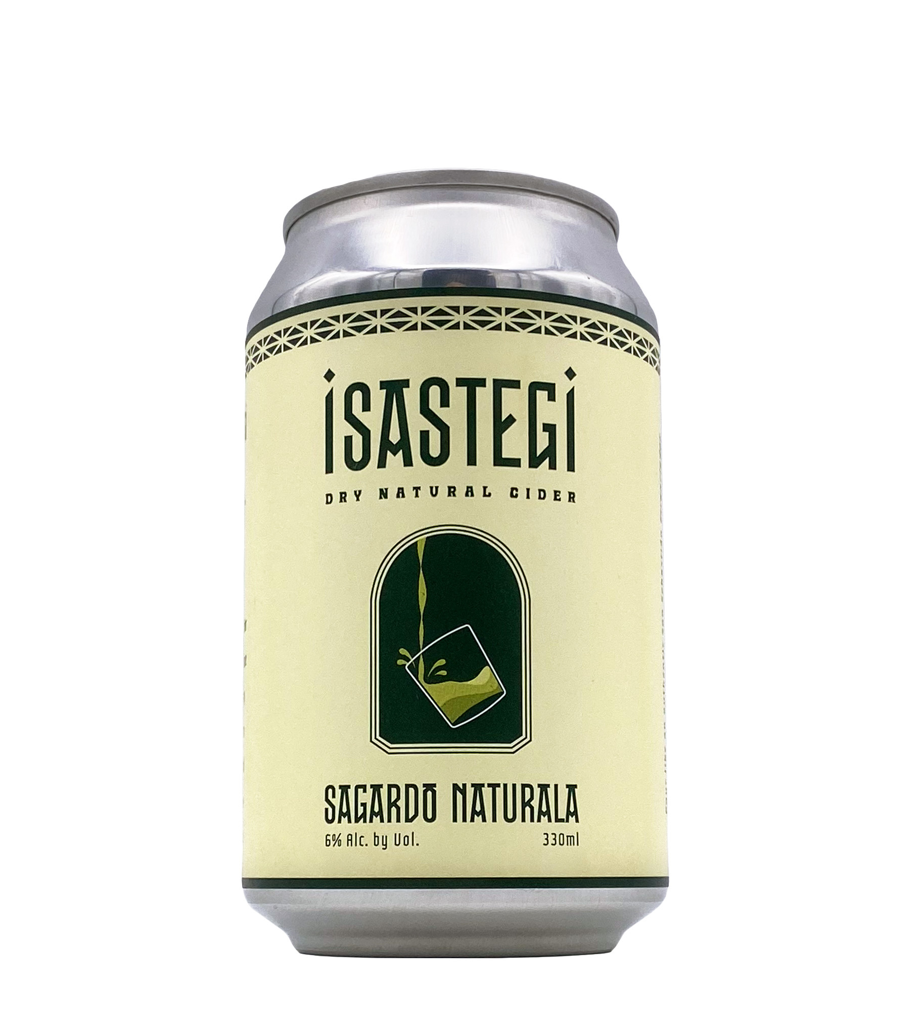 Cider Sagardo Naturala (330ml can) Isastegi