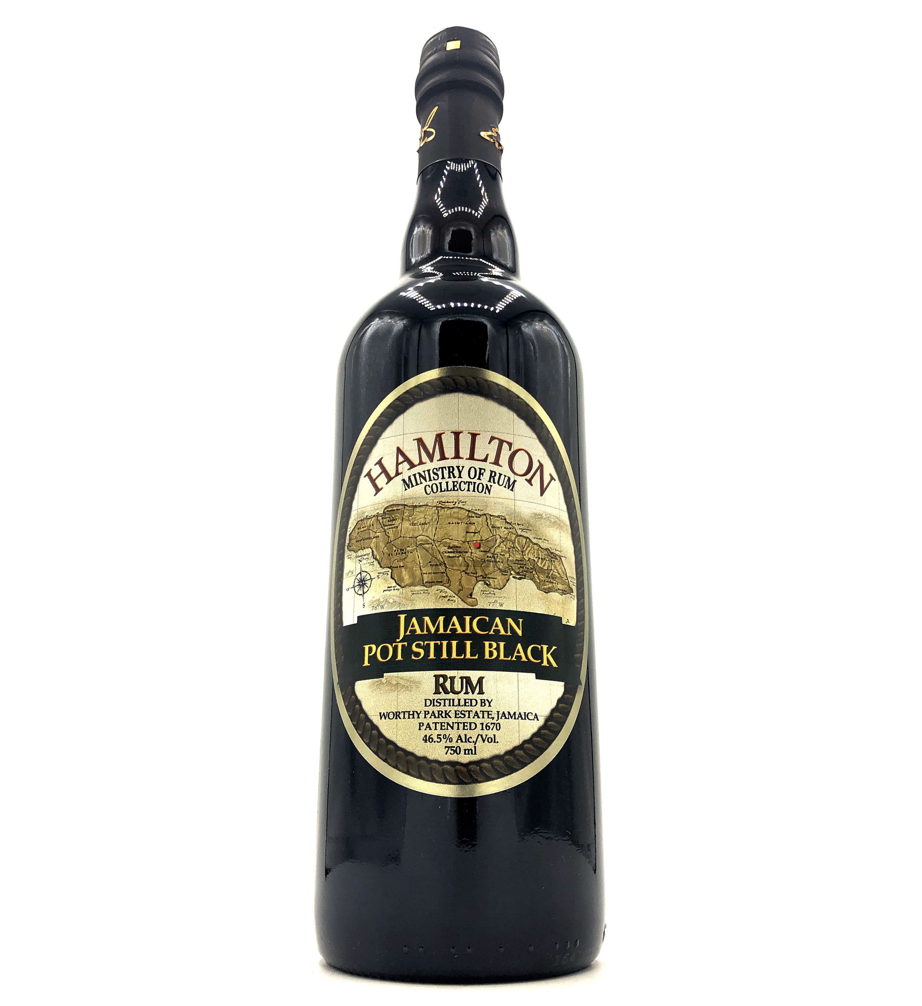 Hamilton Jamaican Pot Still Black Rum 750ml