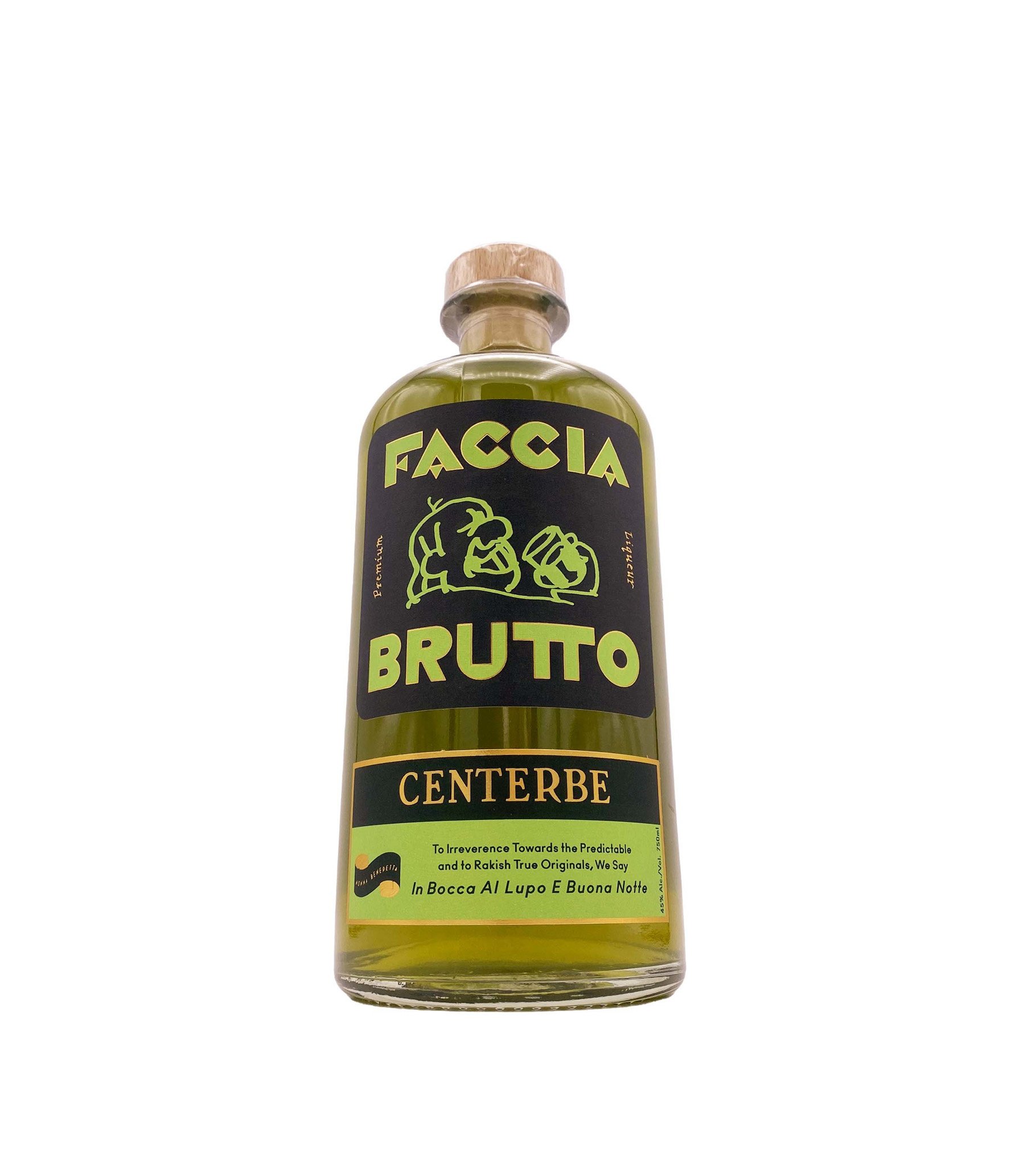 Centerbe Herbal Liqueur 375ml Faccia Brutto