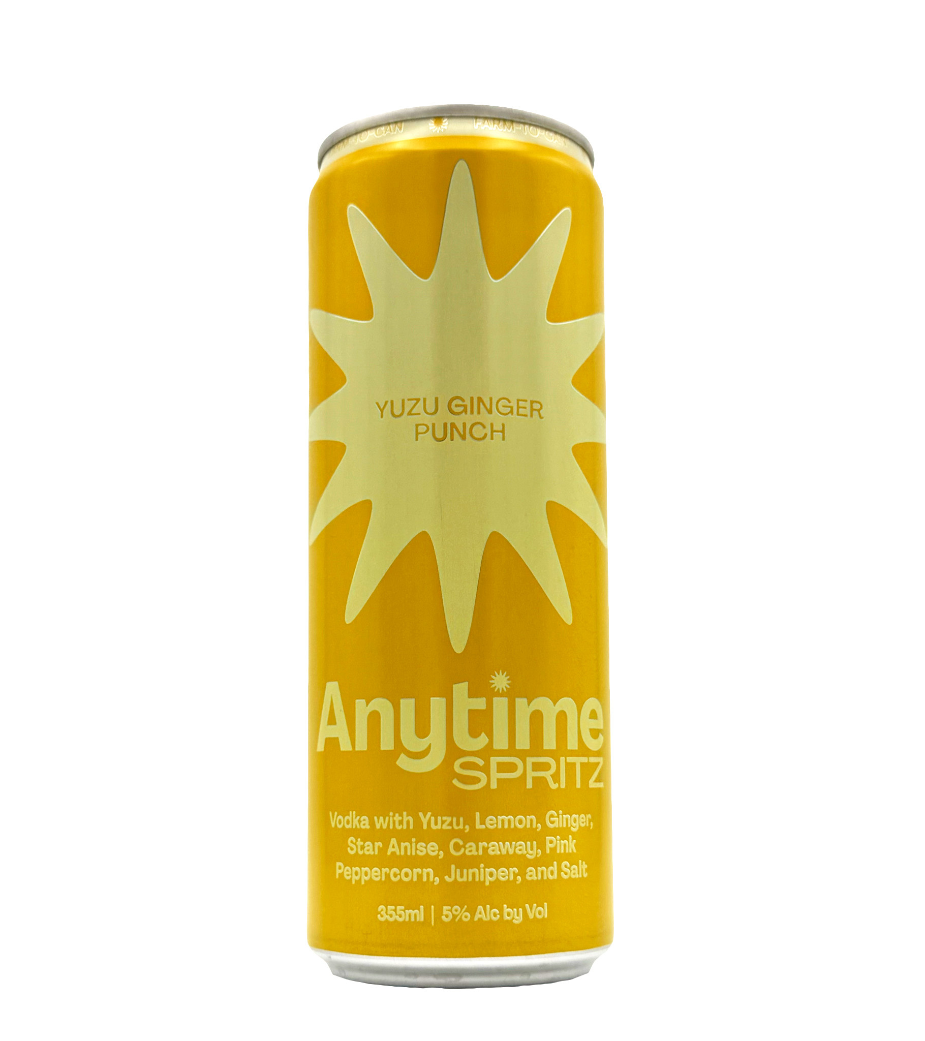 Yuzu Ginger Punch 12oz Anytime Spritz