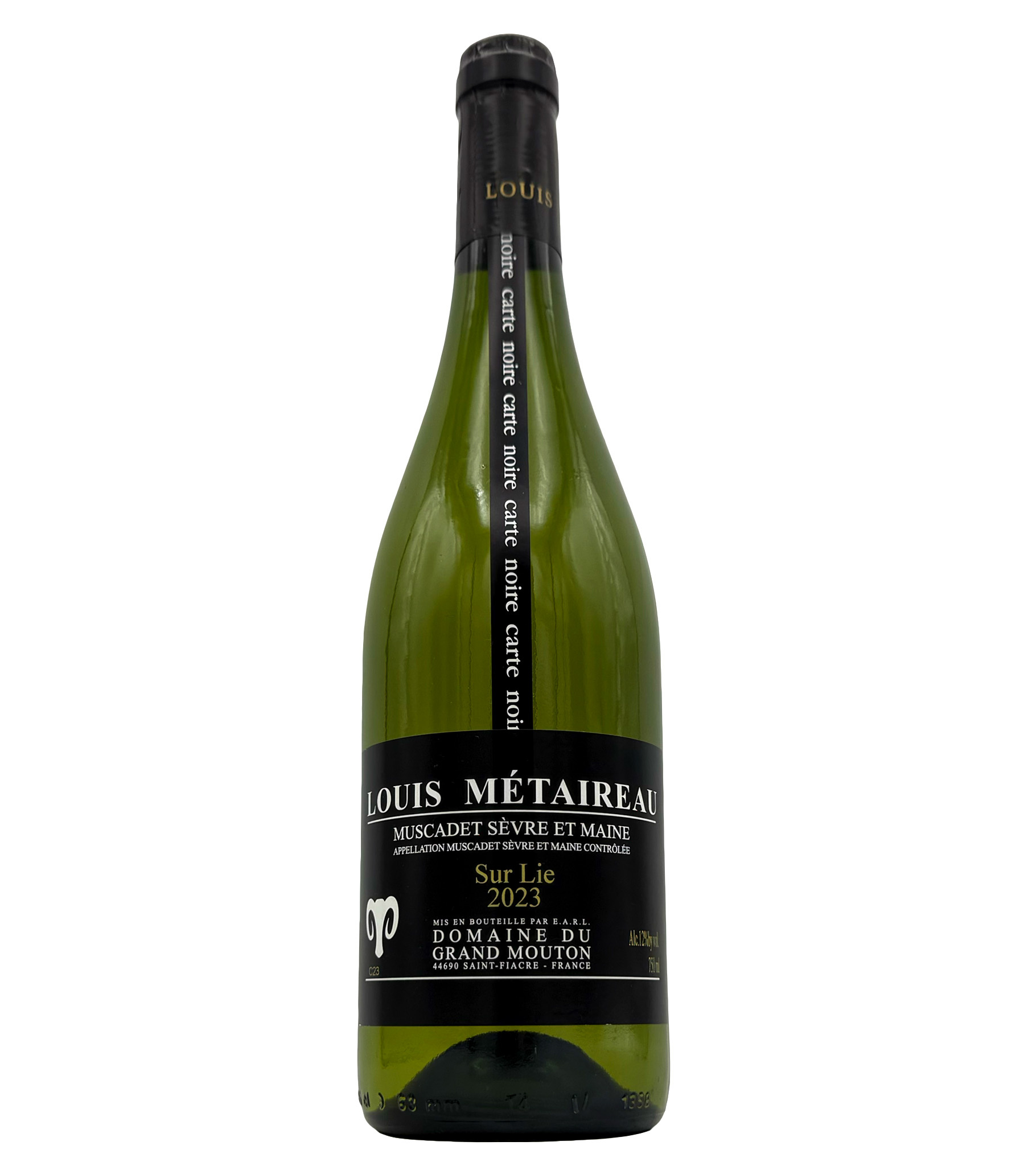 Muscadet Sèvre-et-Maine Carte Noir 2023 Louis Métaireau
