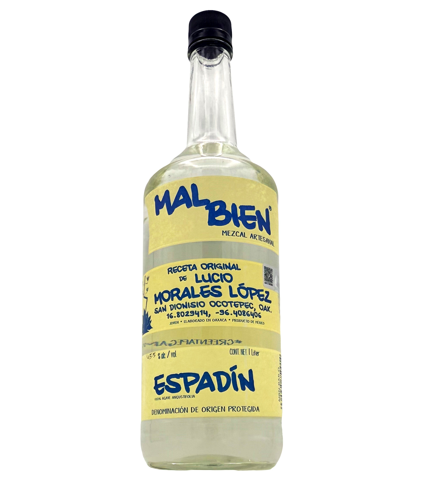 Mal Bien Espadin Mezcal 1L