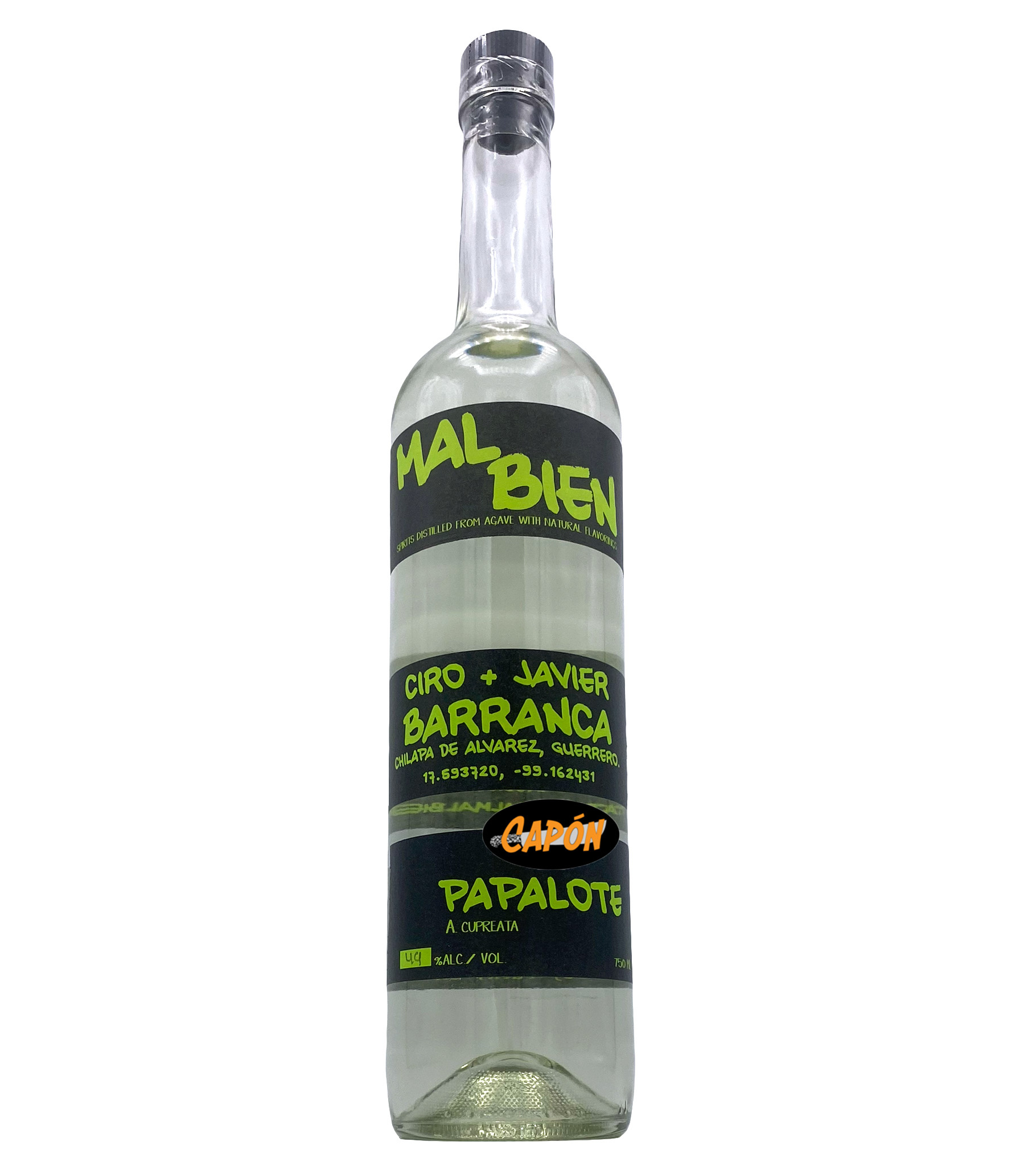 Mal Bien Mezcal Barranca Papalote Capon 750ml