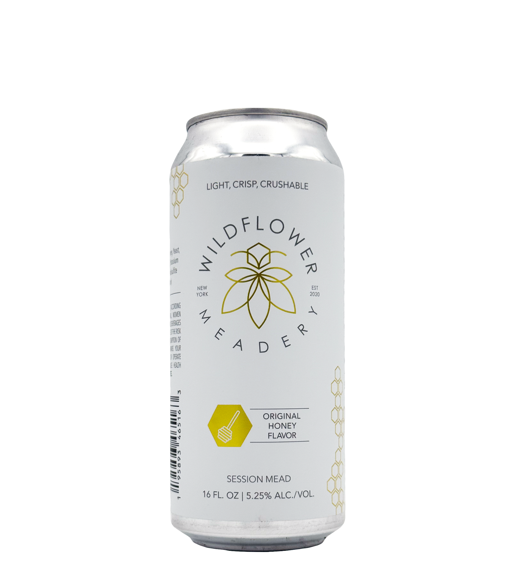 Mead Original Honey 16oz (can) Wildflower Meadery