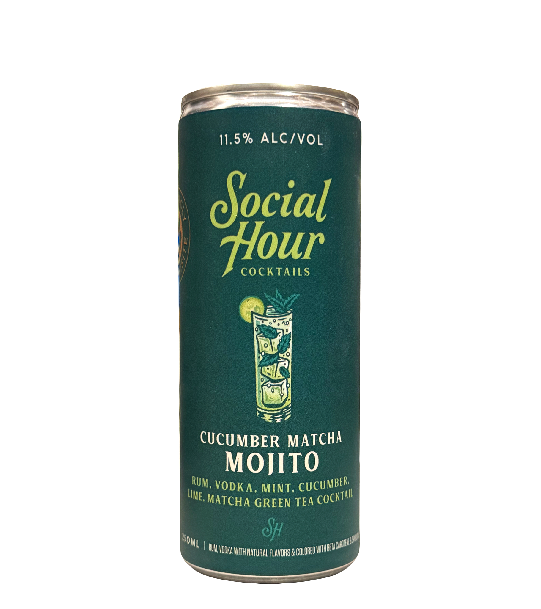 Cucumber Matcha Mojito 250ml (can) Social Hour Cocktails
