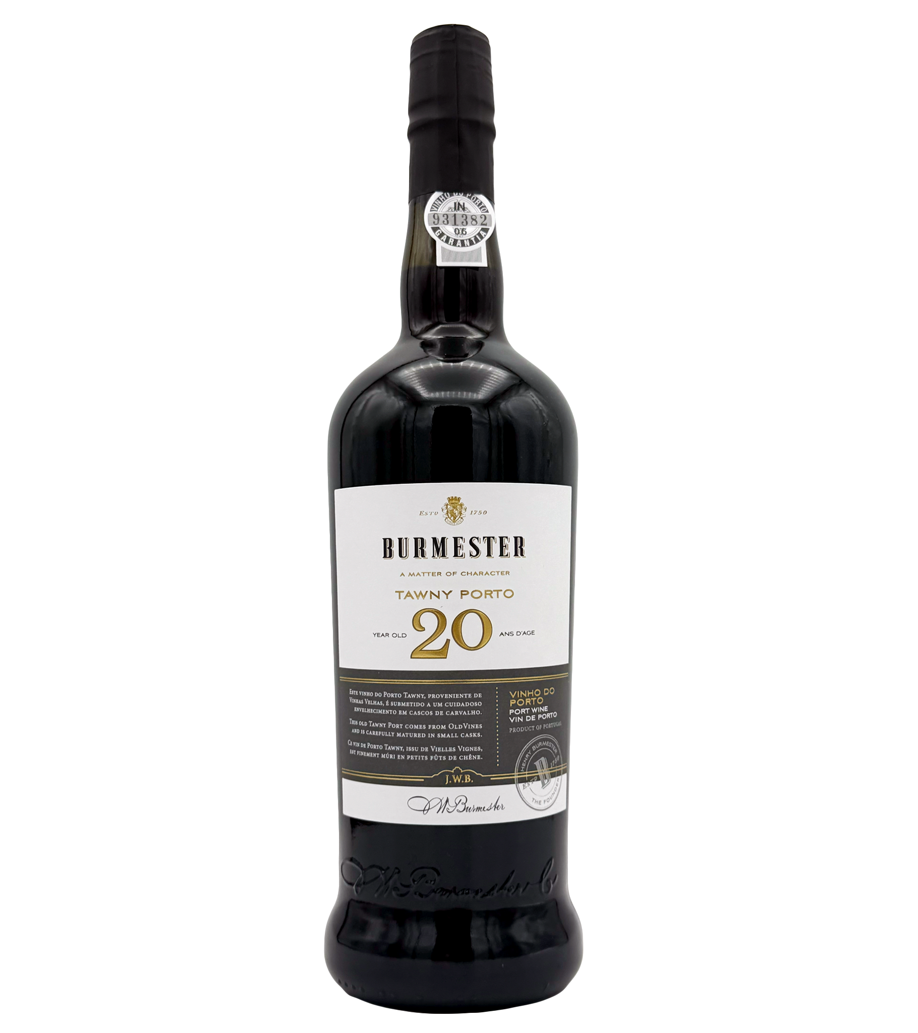 Burmester 20 Year-old Tawny Port, 750ml