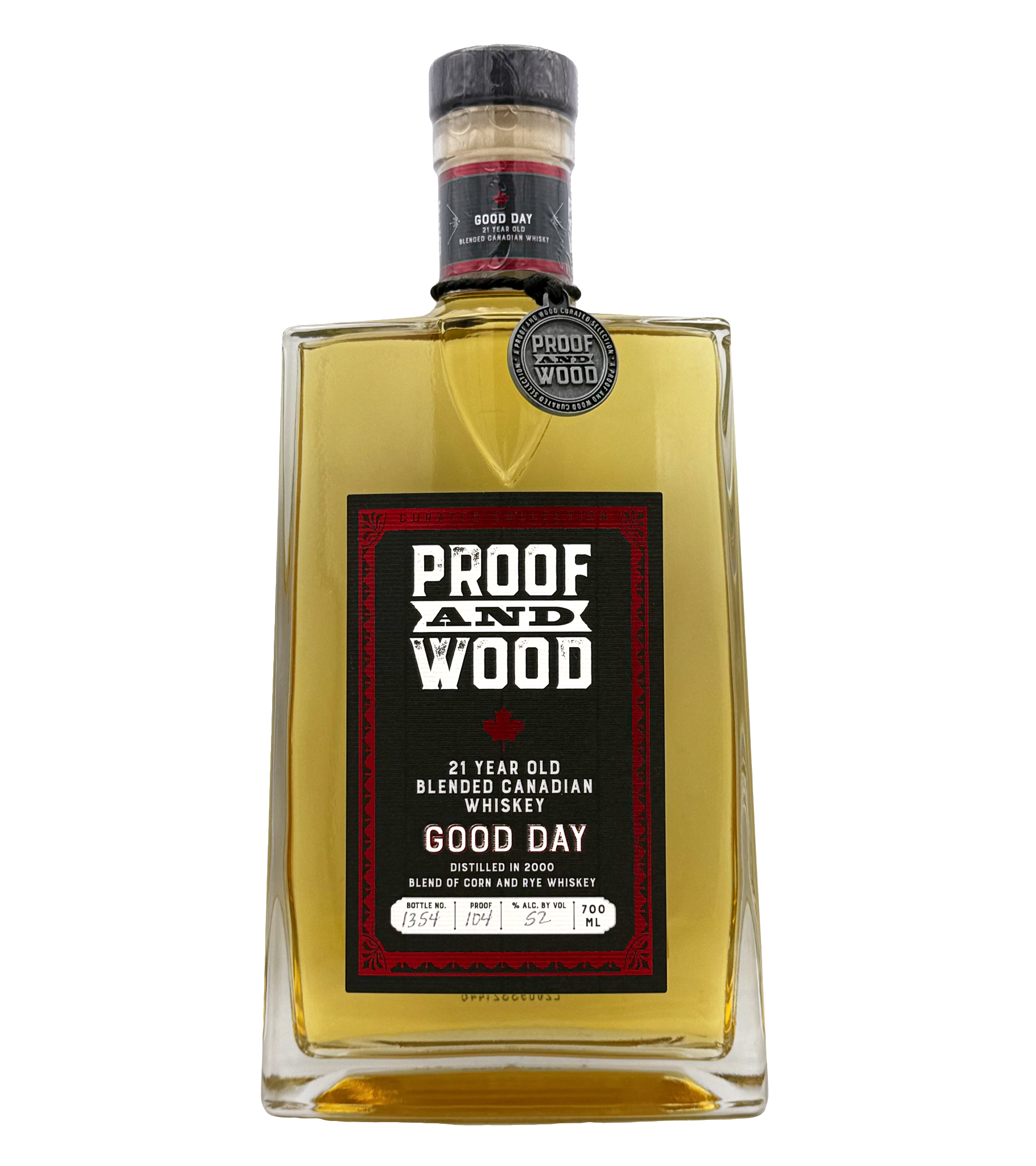 Proof & Wood Good Day 21-Year-Old Canadian Whiskey 750ml