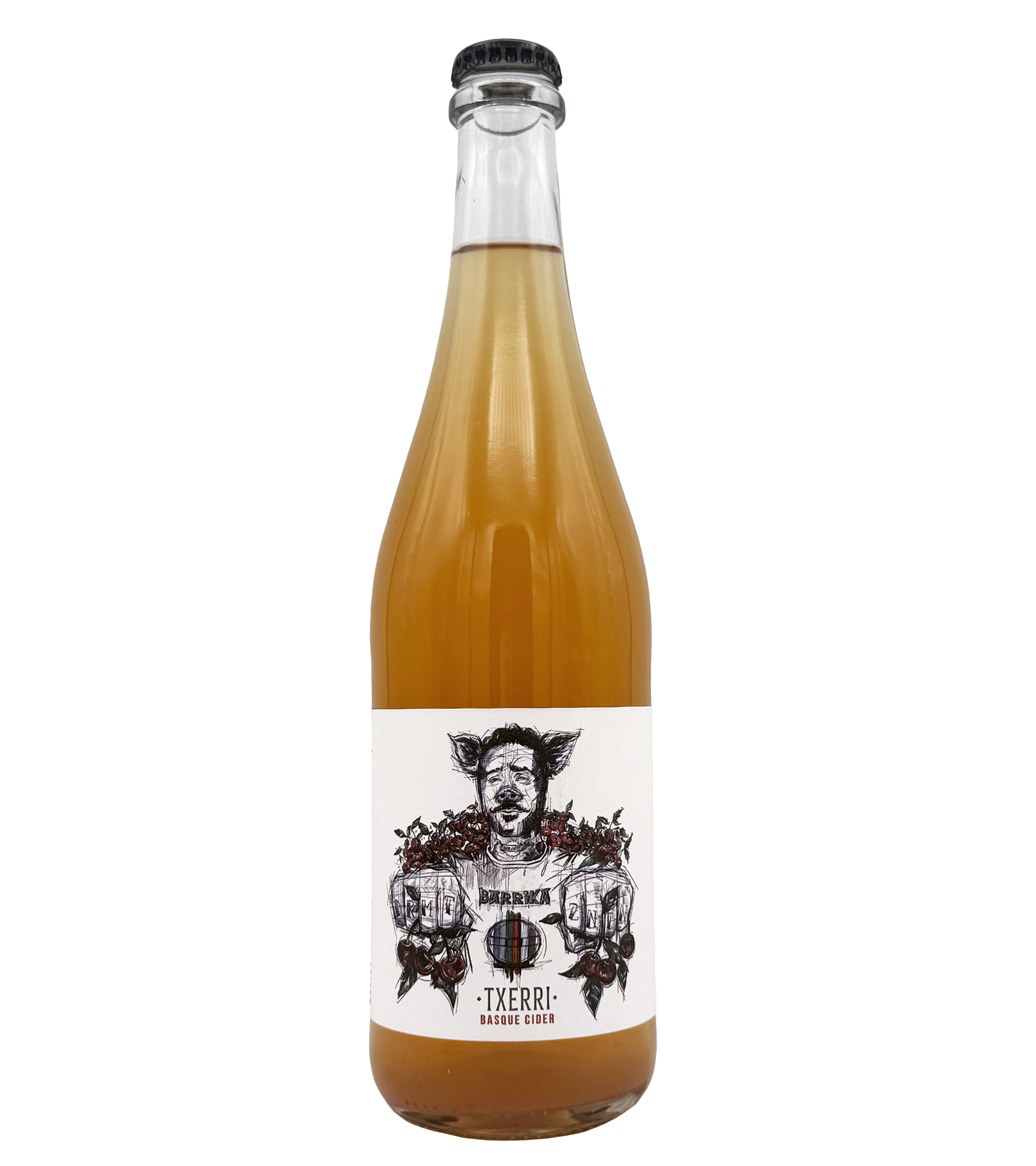 Txerri Basque Cherry Cider 750ml Barrika