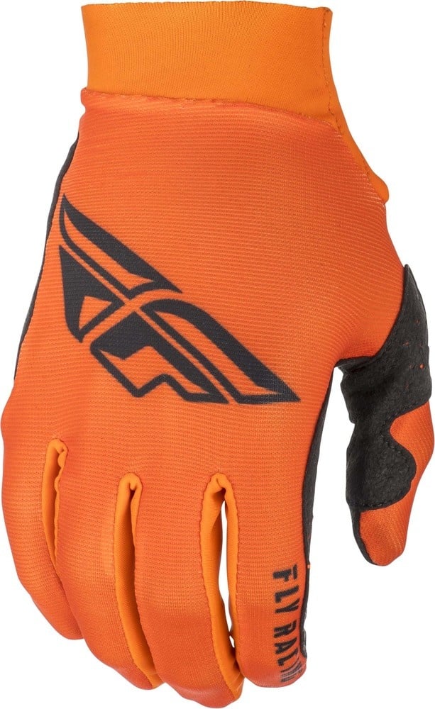 orange racing gloves