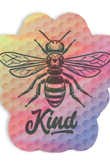 Juju & Moxie Vinyl Sticker - Bee Kind Holographic