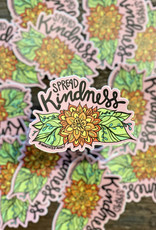 Annotated Audrey Vinyl Sticker - Spread Kindness