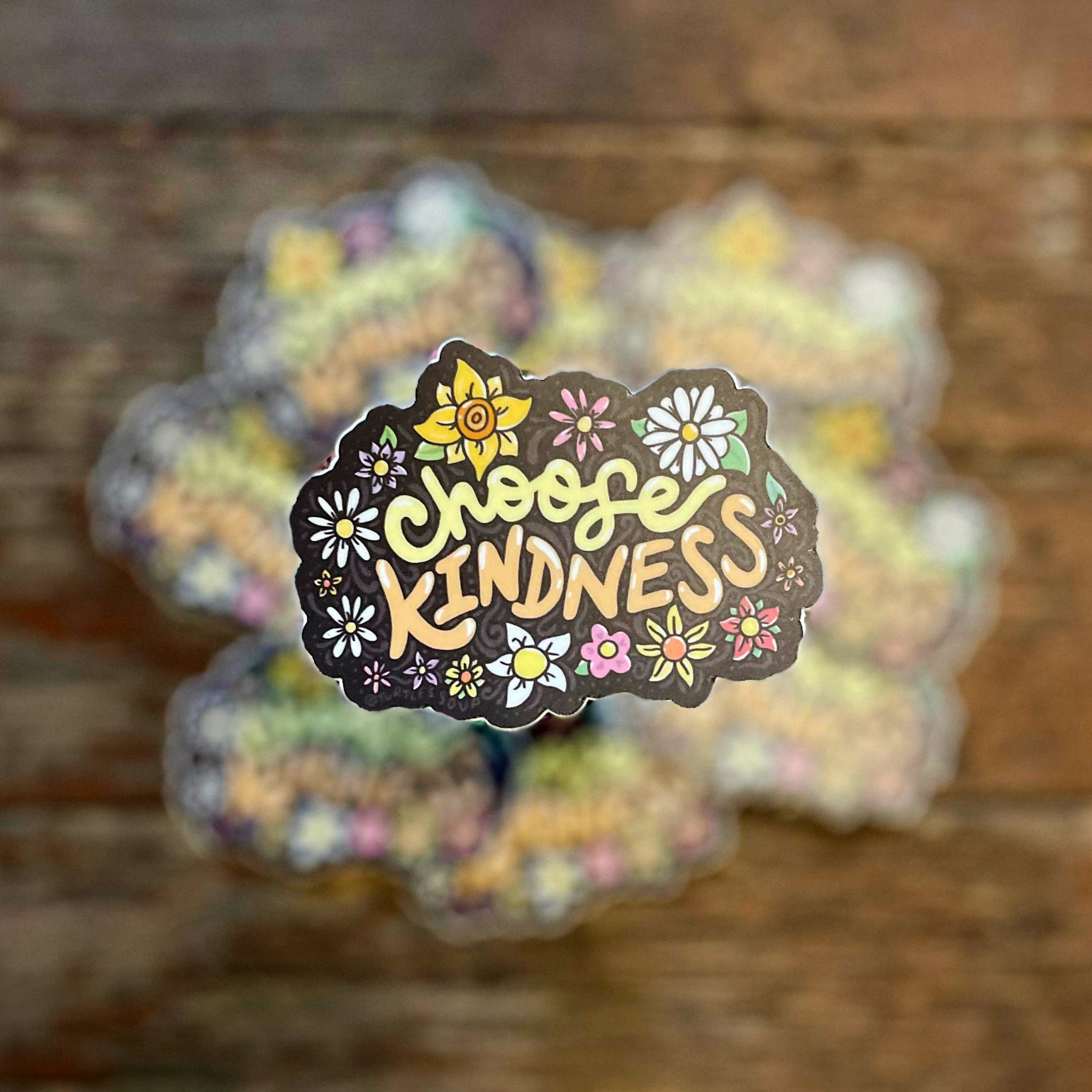 Turtle's Soup Vinyl Sticker - Choose Kindness