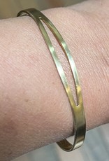 Tesoro Jewelry Bracelet - Gold Mina Cuff