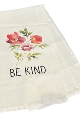 Think Ability DBA Power Print Tea Towel Be Kind Floral