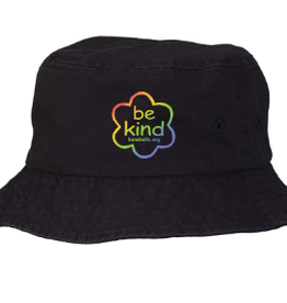 Ben's Bells Bucket Hat - Black with Rainbow Logo