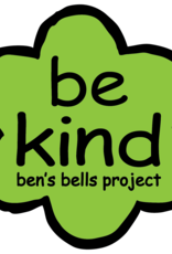 Ben's Bells Vinyl Sticker - be kind flower