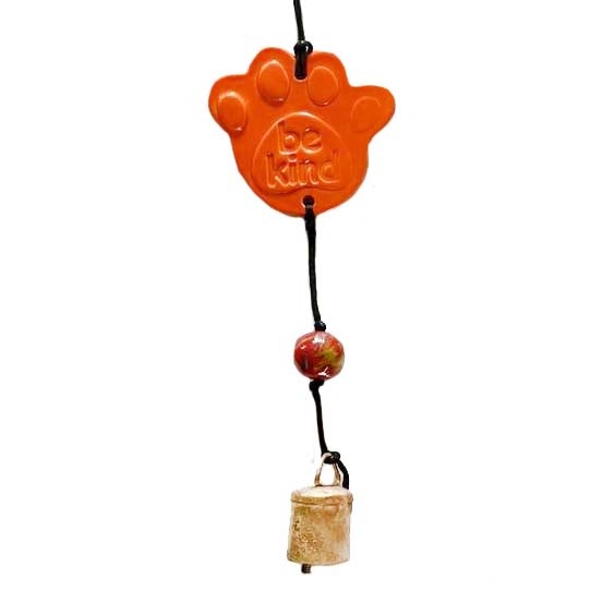 Ben's Bells "Be Kind" Paw Ornament