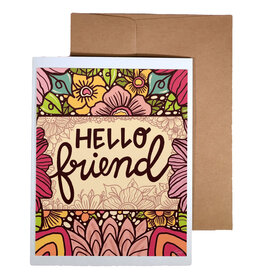 Annotated Audrey Card - Hello Friend  (Annotated Audrey)