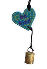 Ben's Bells Heart Ornament - Decorated