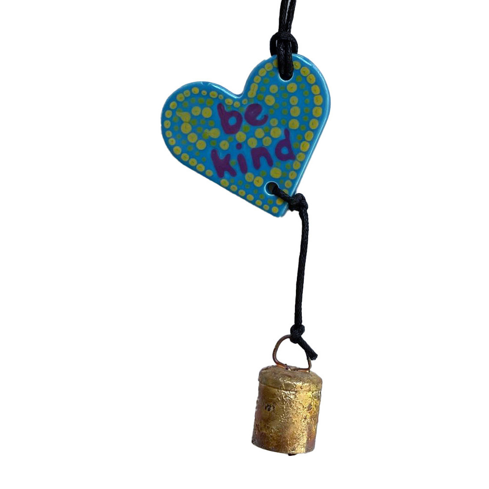 Ben's Bells Heart Ornament - Decorated