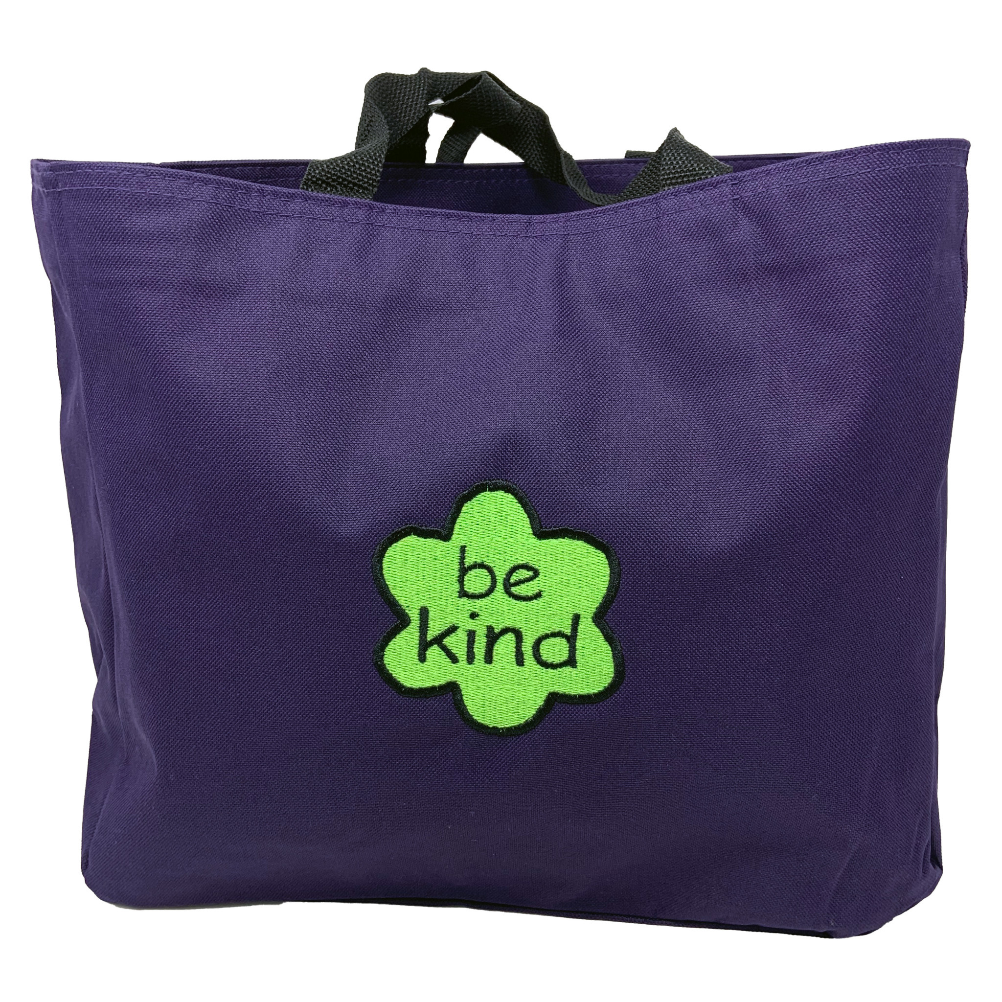 Kind Stitches Embroidered Tote