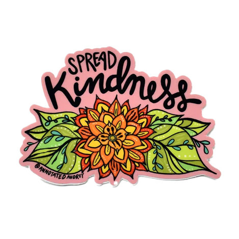 Be Kind To Every Kind Sticker, Kindness Sticker, Water Bottle Stickers,  Laptop Stickers, Spread Kindness Sticker