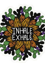 Annotated Audrey Vinyl Sticker - Inhale Exhale