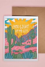 Card - You Light Up My Life (Annotated Audrey)