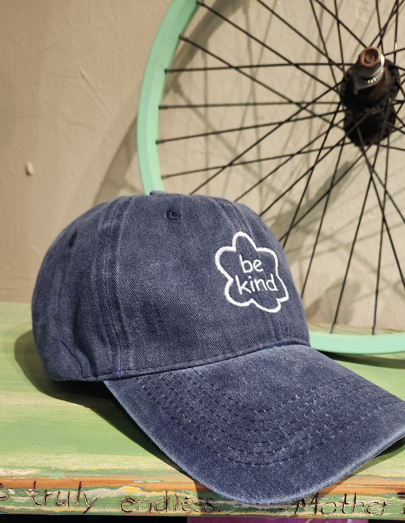 Kind Stitches Embroidered Dad Hat - Pigment Dyed