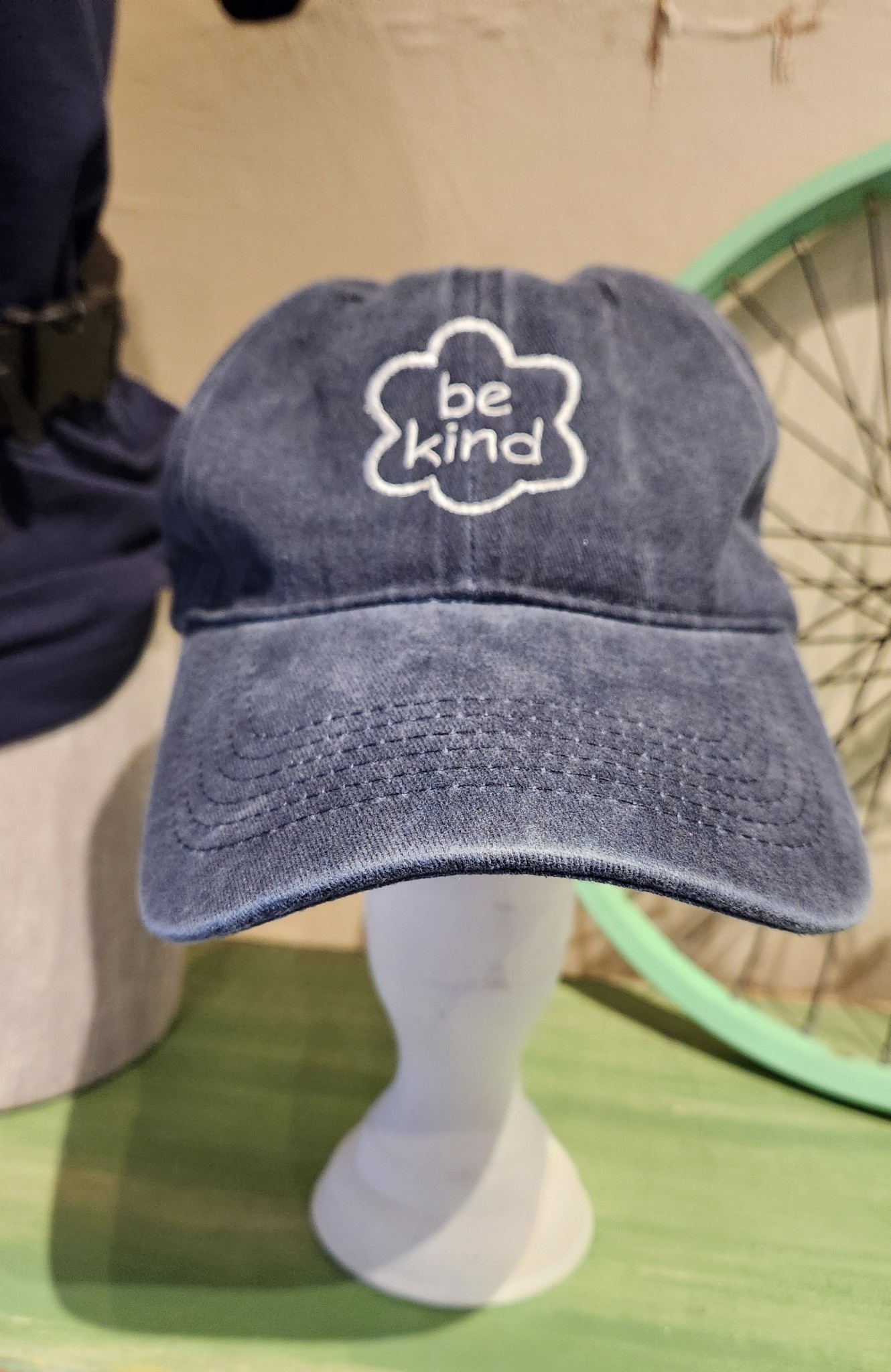 Kind Stitches Embroidered Dad Hat - Pigment Dyed