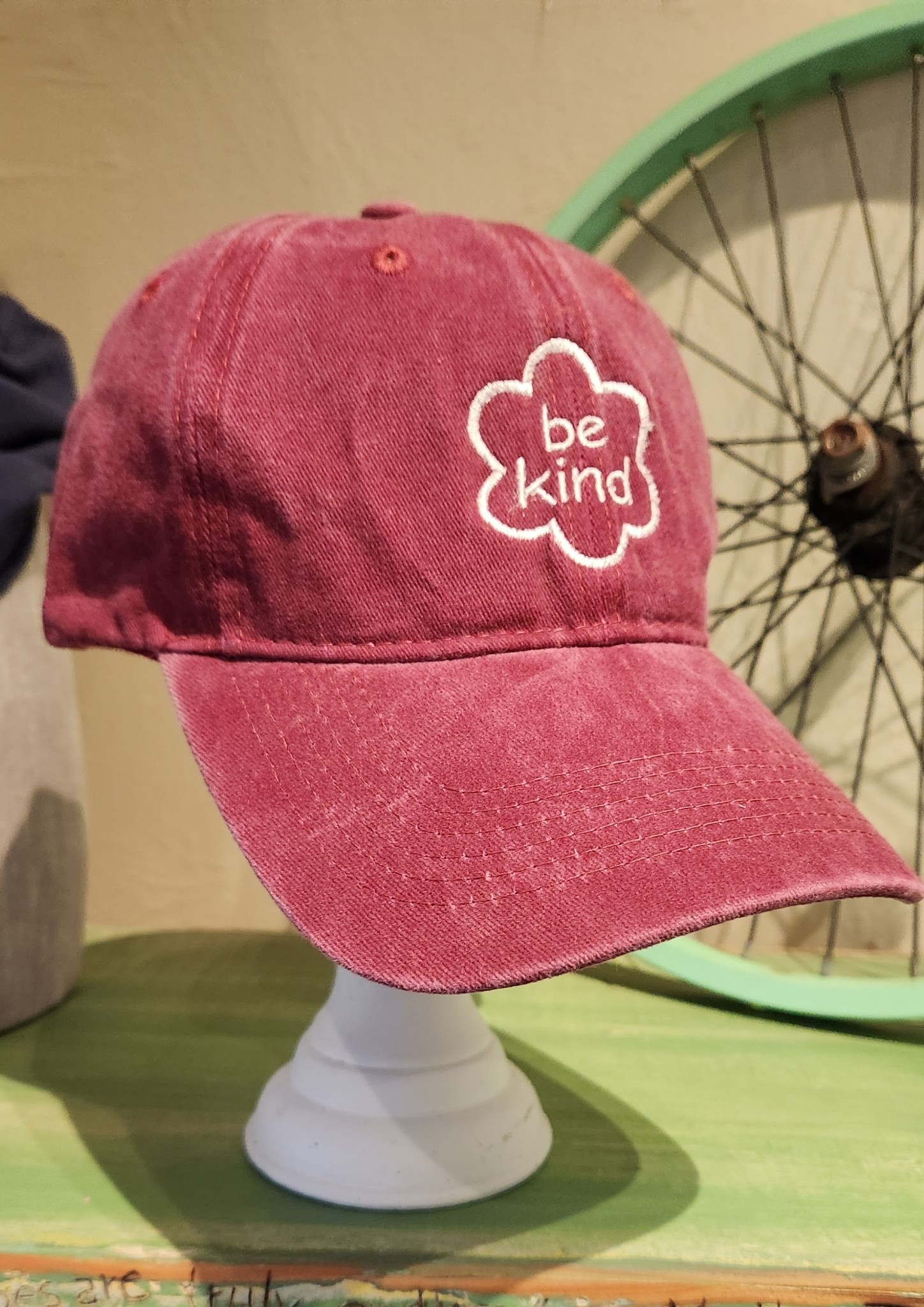 Kind Stitches Embroidered Dad Hat - Pigment Dyed