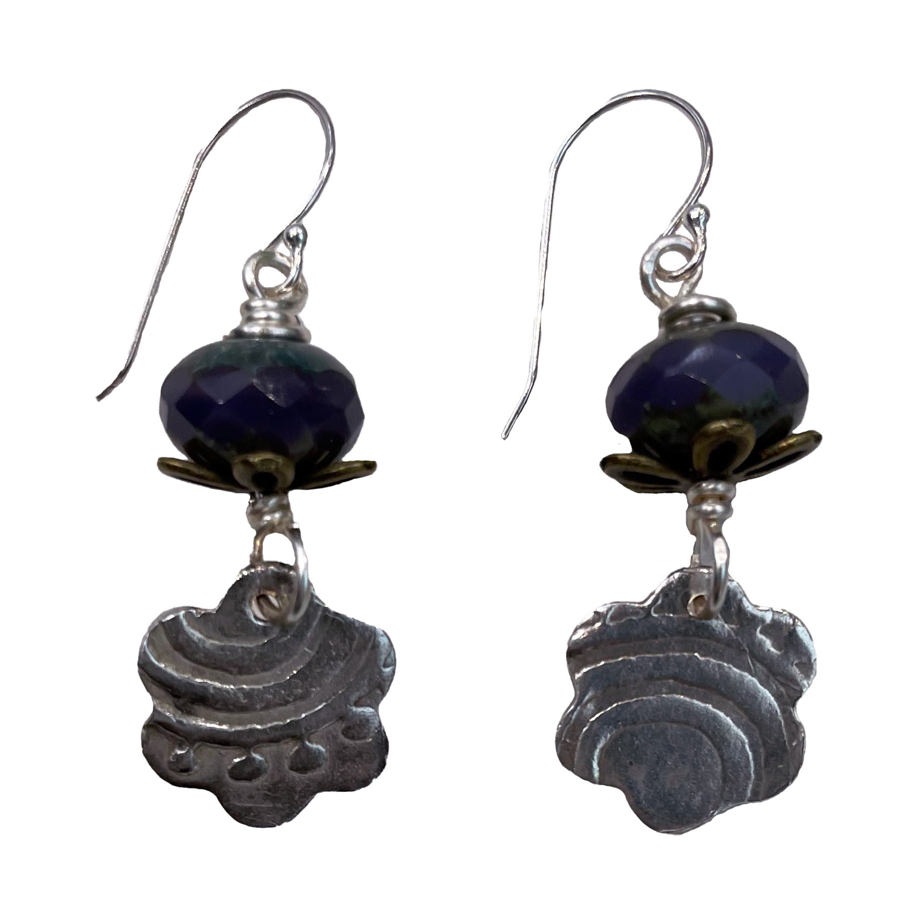 Earrings- Silver Flower