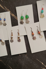 Earrings- Silver Flower