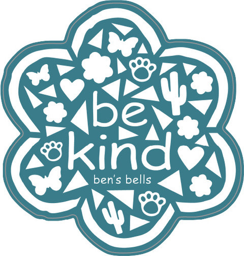 Ben's Bells Vinyl Sticker - Teal Mosaic