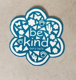 Ben's Bells Vinyl Sticker - Teal Mosaic