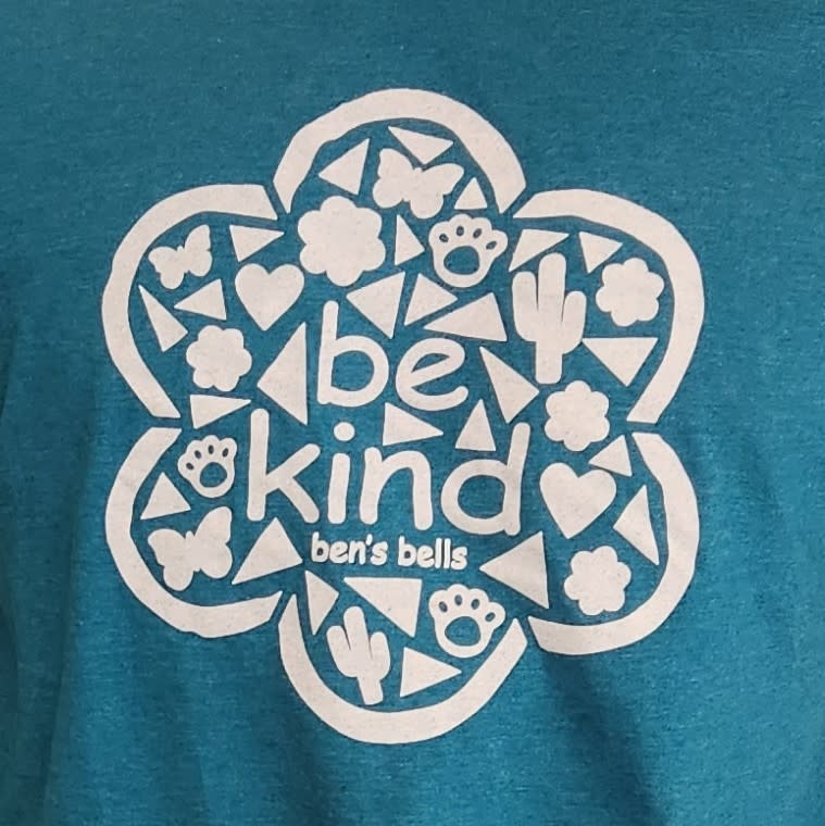 Ben's Bells Teal Mosaic Tee
