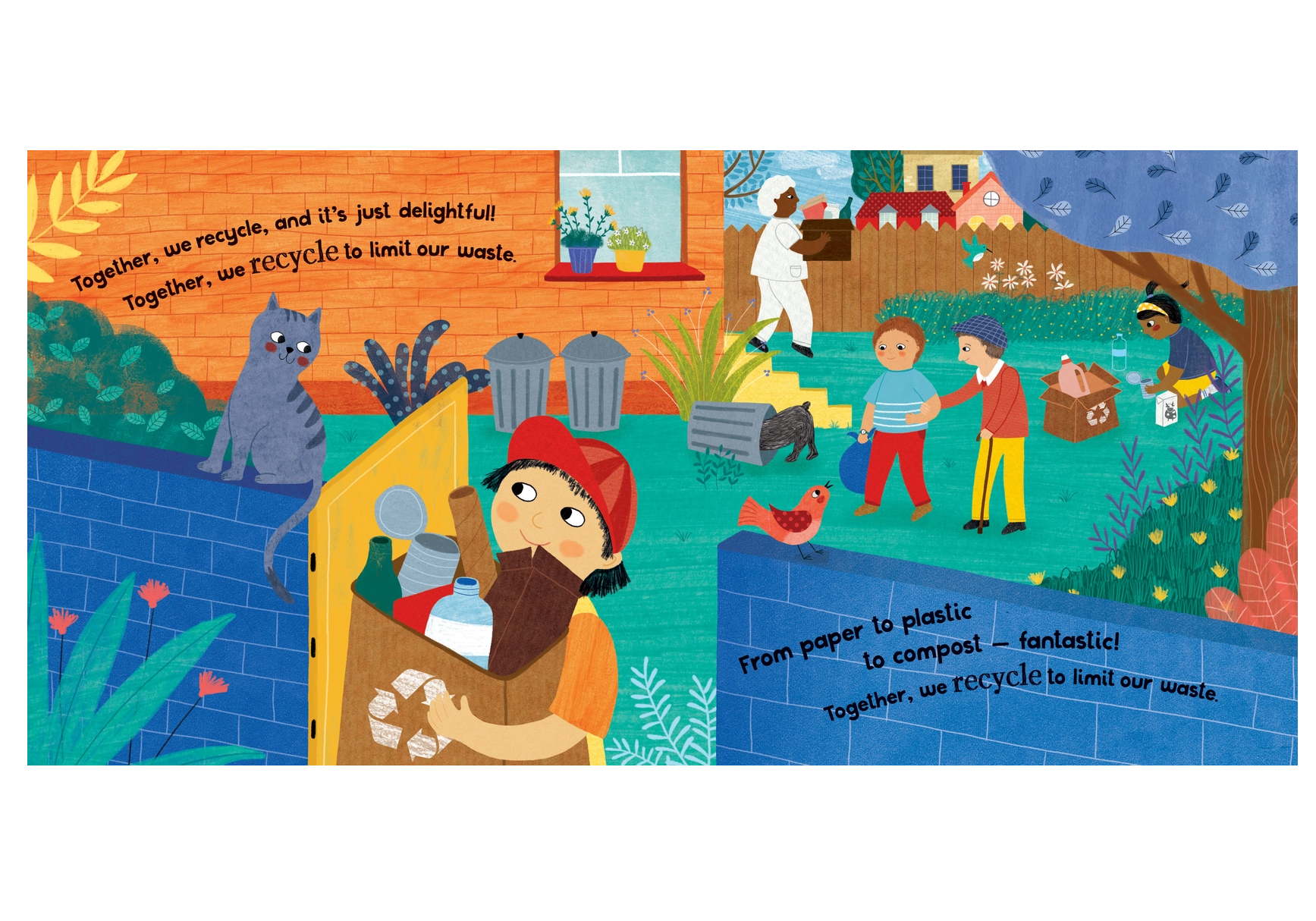 Barefoot Books "The More We Get Together" Paperback with Audio & Video