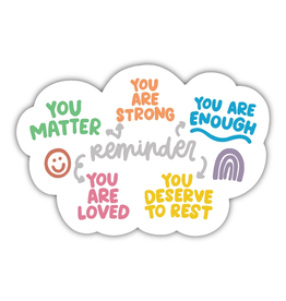 KynYouBelieveIt Vinyl Sticker - Affirmation Cloud