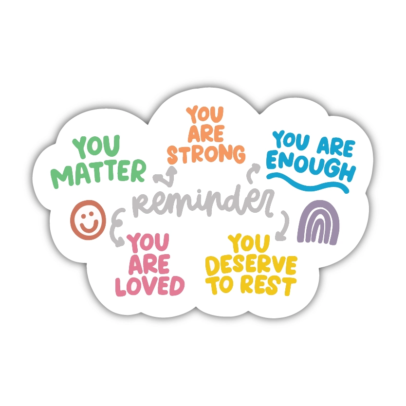 KynYouBelieveIt Vinyl Sticker - Affirmation Cloud
