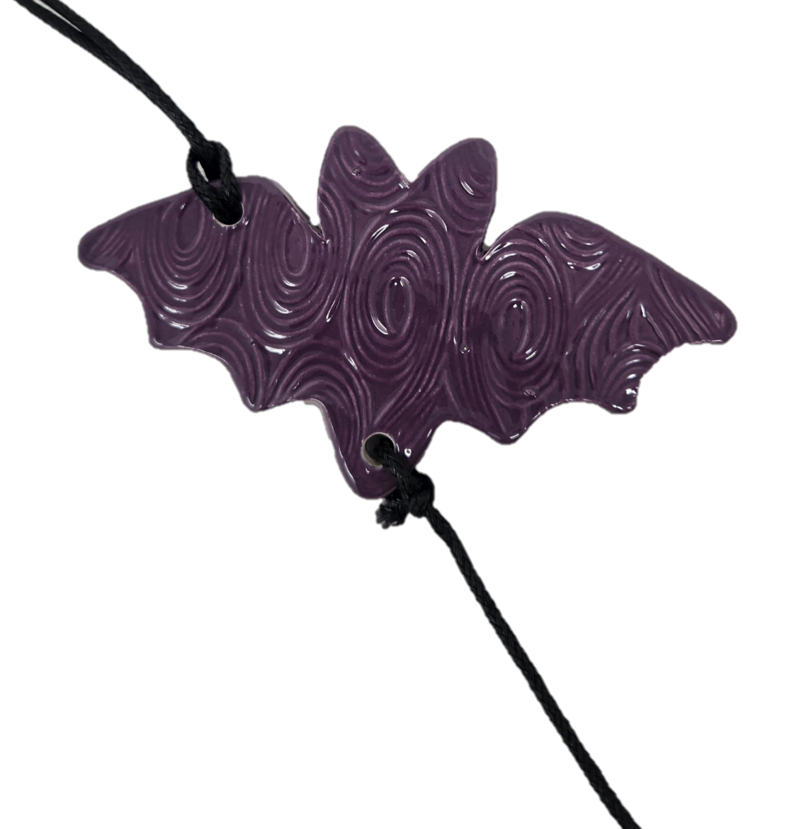 Ben's Bells Bat Ornament -  Purple