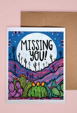 Annotated Audrey Card - Missing You Pink Desert