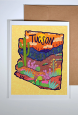 Annotated Audrey Card - Tucson Orange